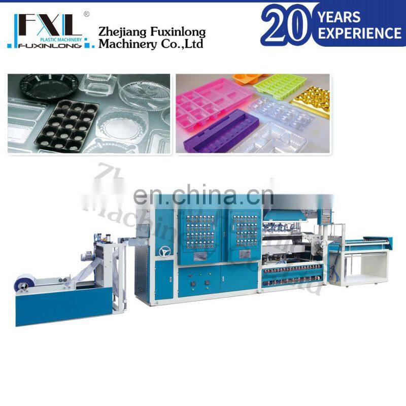 Hi-Speed plastic vacuum molding machine, double chamber vacuum packing machine