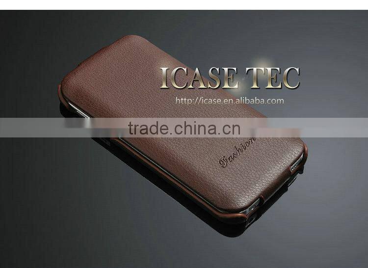 iCasetec Flip Leather Wallet Stand Case for Samsung Galaxy S6 edge