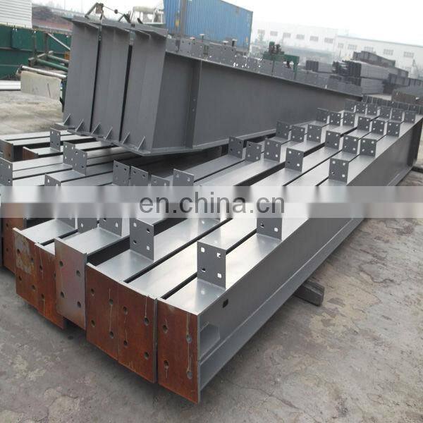 Prefab constructed hot rolled prime structural steel H beam Storehouses shed