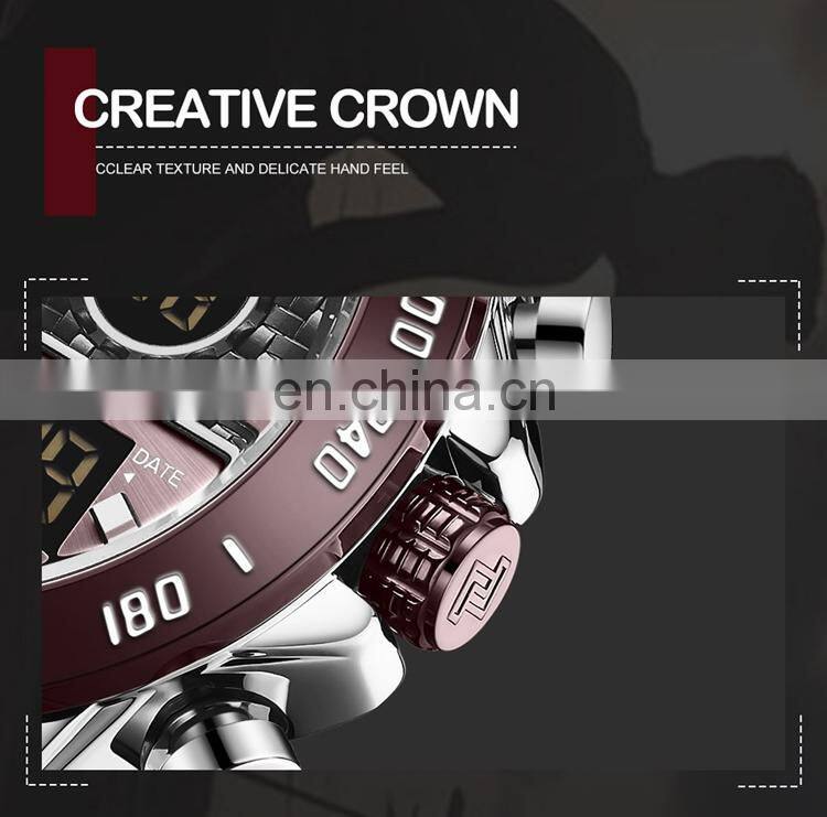 NAVIFORCE NF9171 Luxury Man Wrist Watches Japan Quartz Digital Gold Time Original Charm Watch