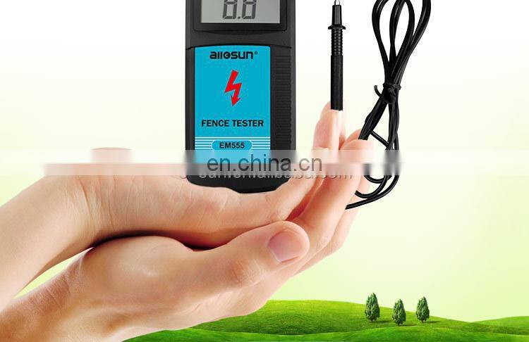 All-sun EM555 Fence tester Electric fence voltage tester 0.03W fence controllers measurement 300V to 9900V pulse voltage