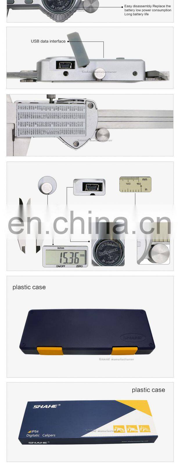 shahe Messschieber Steel Digital Vernier Caliper Micrometer Digital Caliper 0-150 mm Electronic Caliper Paquimetro Digital
