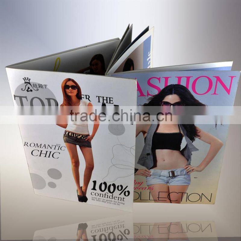 professional offset printing factory 2014 new design special paper brochure
