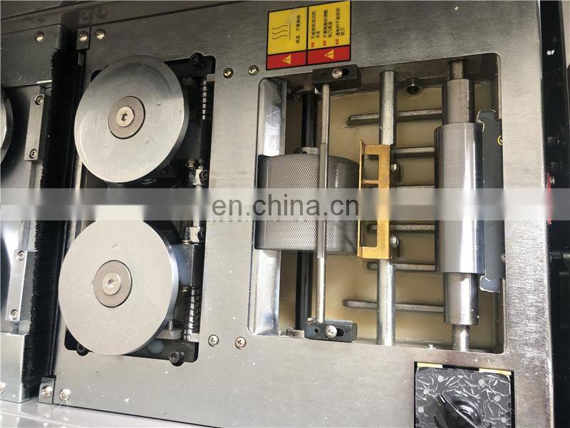 UK8 a3 440mm variable frequency speed Hot thermal book cover gluing machine, cardboard notebook binding machine