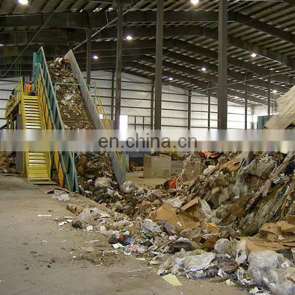 China urban garbage recycling line waste recycling trommel price