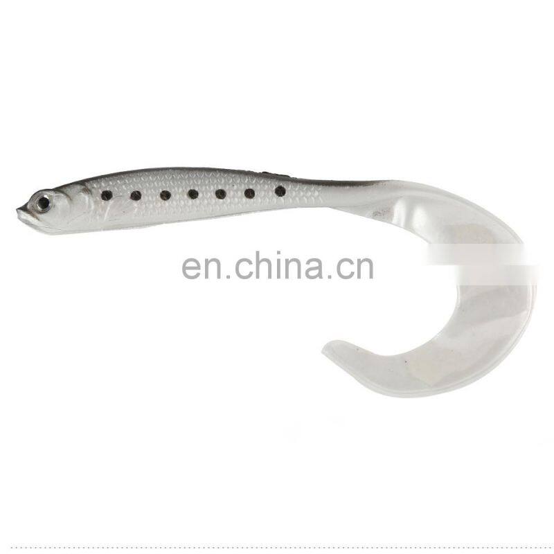 JOHNCOO 12cm 6g Large Soft Fish 4pcs Realistic Plastic Fish Pike Soft Fish Lure