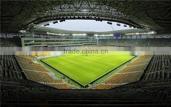 High quality prefab steel space frame soccer stadium