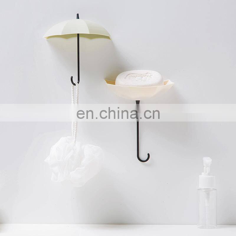 3Pcs/set Creative Umbrella Shape Wall Hook Colorful Key Holder Hanger Holder Wall Hook home Accessories
