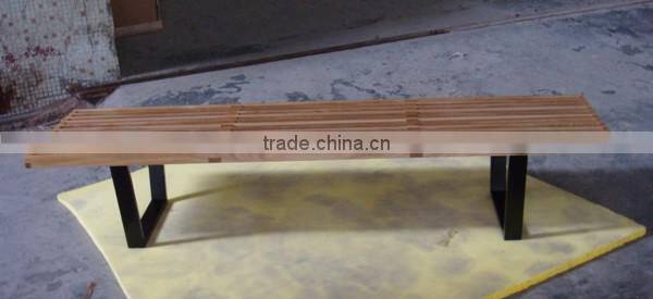 outdoor stainless steel public bench