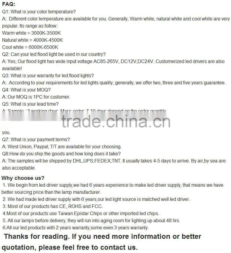 manufacture led flood light new model