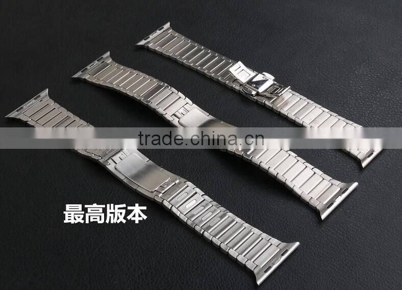 Butterfly Link watch band Bracelet stainless steel Watchband For Apple watch Band Luxury For iWatch