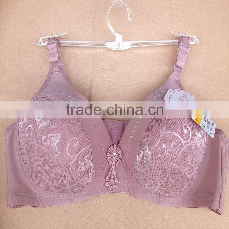 0.98USD Bra Without Rim 36-42B For High Quality Big Size Push Up Cotton Newest Bras/Bra Models (gdwx271)