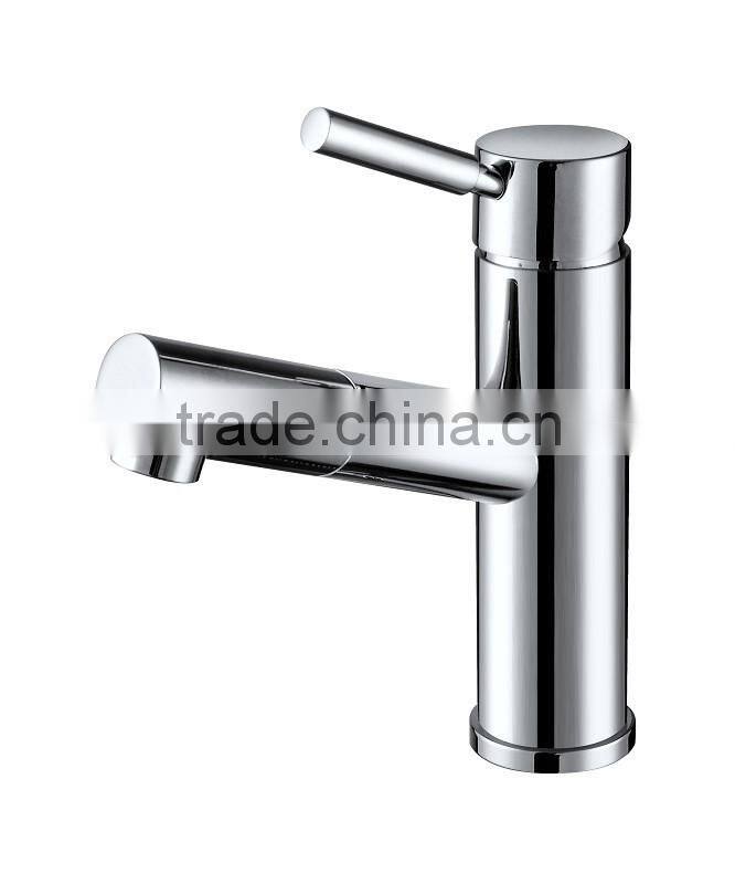 2014 hot stoving varnish finish single lever basin faucet by low price