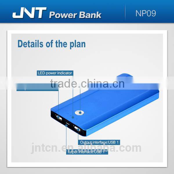 6000mAH portable power bank NP09 ,slim power charger