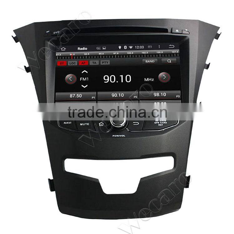 Wecaro WC-SY8067 8" Android 4.4.4 WIFI 3G car dvd player for ssangyong korando car gps navigation 2014 2015