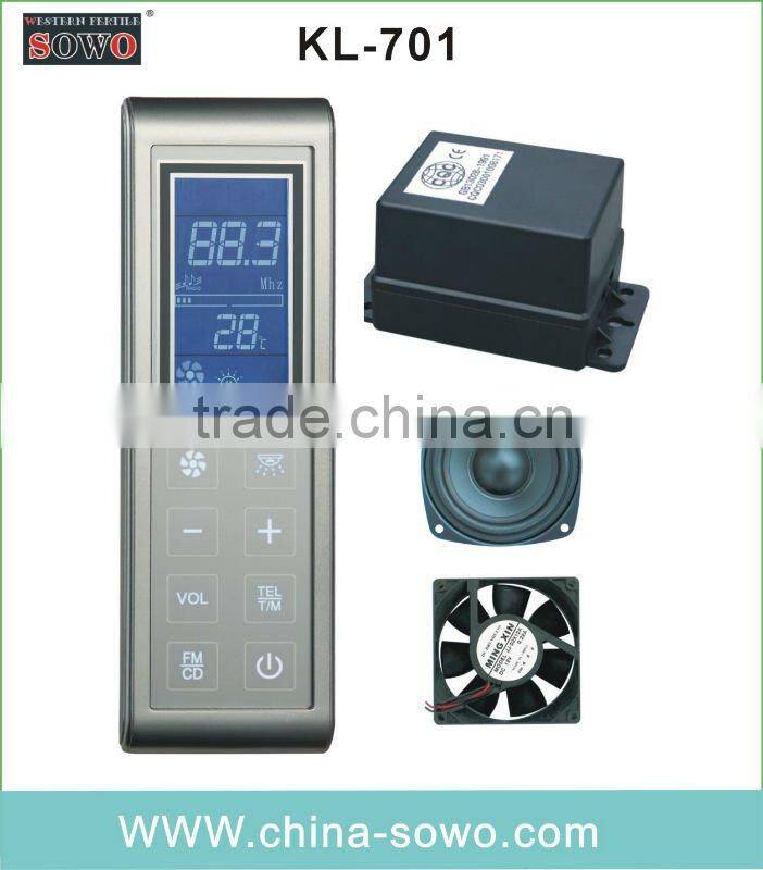 aesthetic design shower room control panel