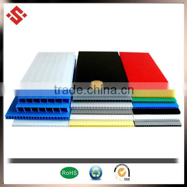 2014 waterproof corrugated plastic sheets 4x8
