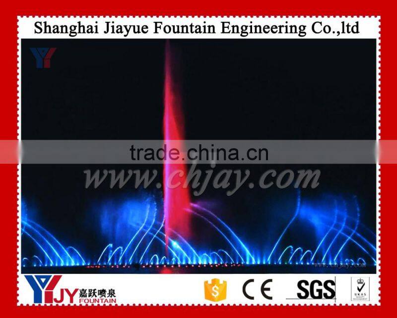 Large Digital Music Fountain in the sea