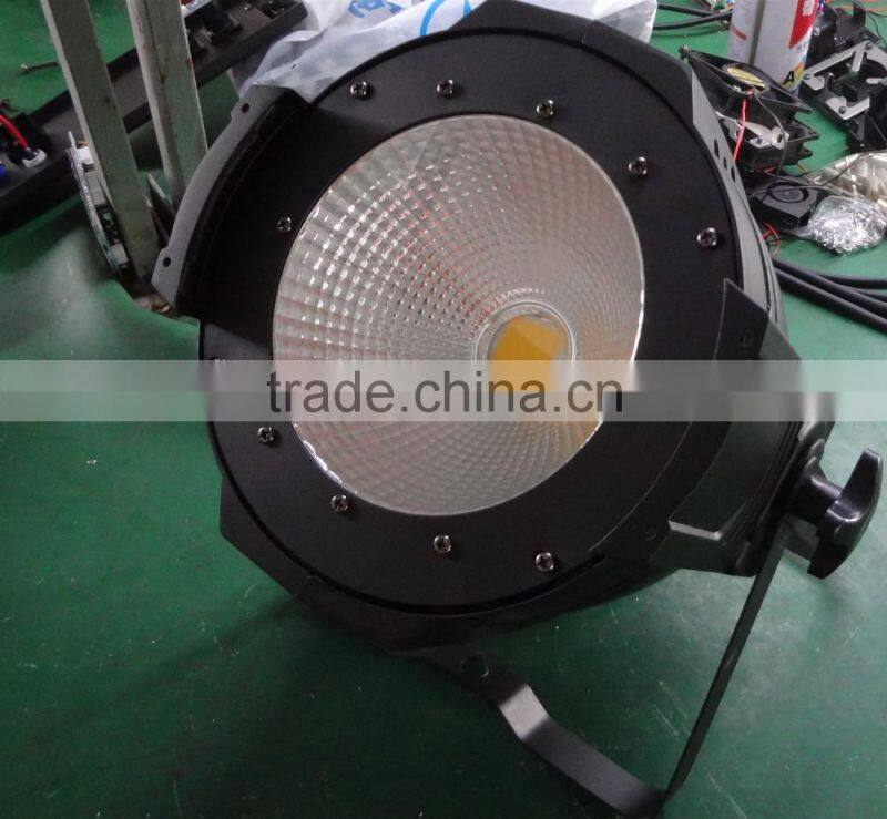 Indoor led par 64 cob 100W white and warm white cob led par 64 hot sell led cob par light
