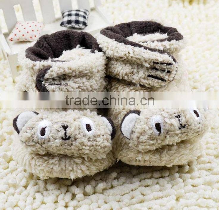 little bear baby socks baby toddler shoes Christmas socks lovely wholesale shoes