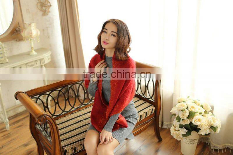 2015 Newest Design Circle Loop Boucle Yarm Fashion Winter Lady Scarf