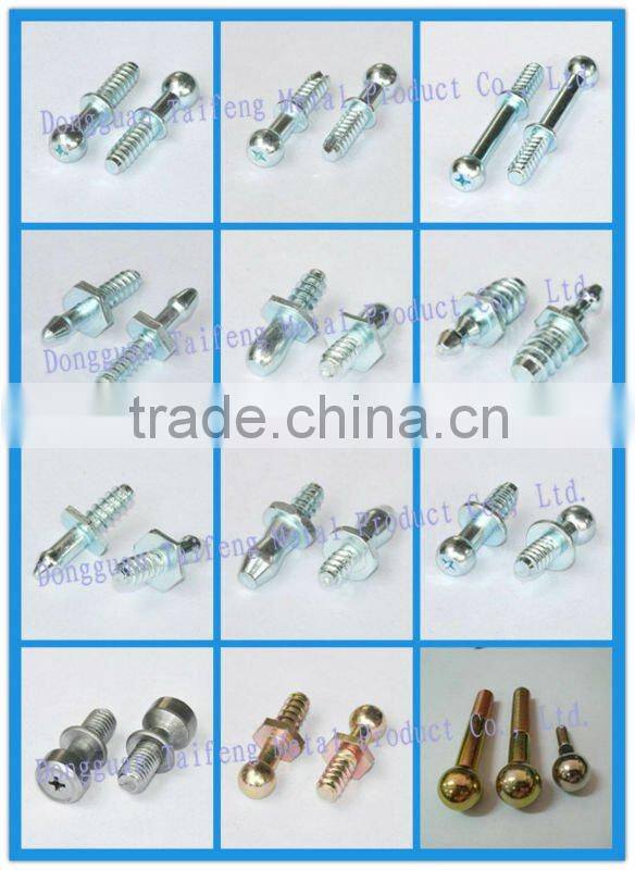 Grade 12.9 stainless steel CNC ball head Screw