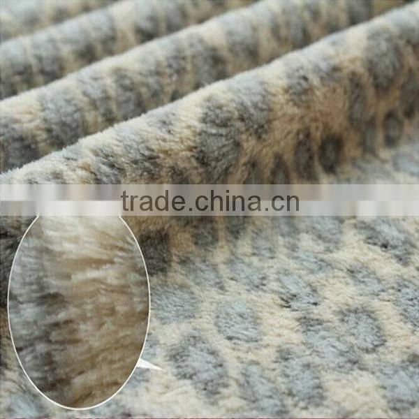 soft pile knitted plush toys fabric