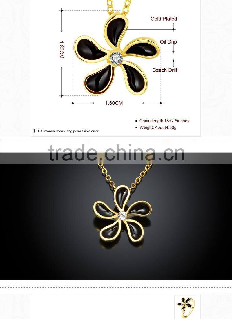 New style nice flower 18K Gold Plated jewelry fashion