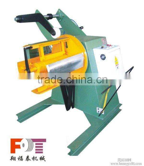 hydraulic steel coil rewinding machine