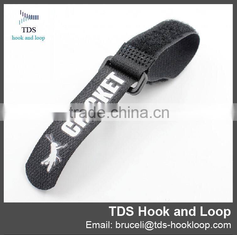 printed logo customized hook and loop strap