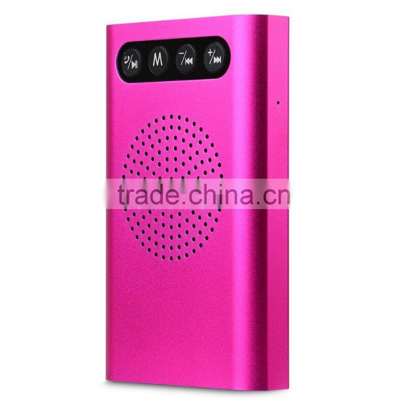fancy bluetooth speaker power bank with volume control