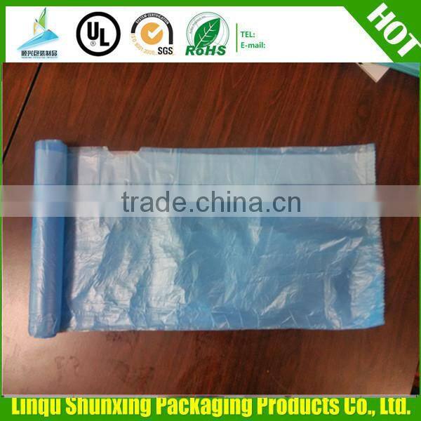 rubbish bag / colored drawstring trash garbage bags on roll