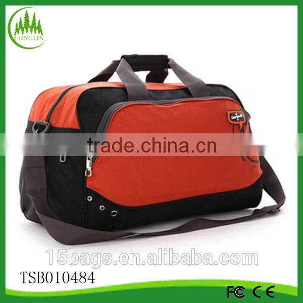 2015 new arrival wholesale outdoor quality polyester handle travel bag men