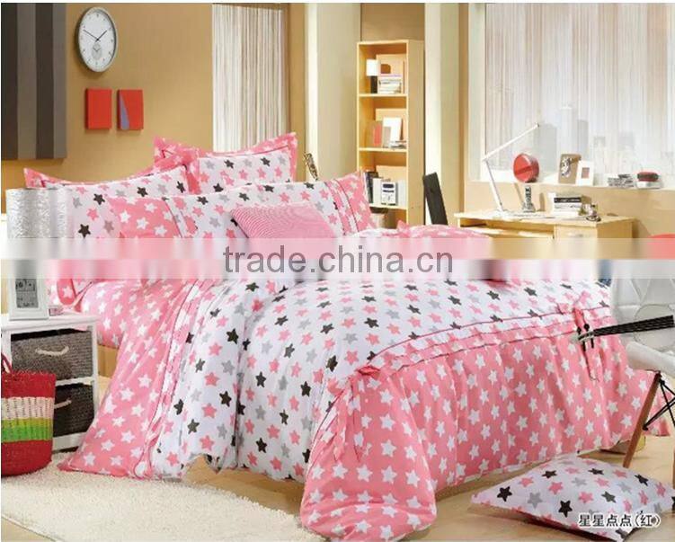 100% cotton star Design multicolour printed & dyed fabric of hometextile