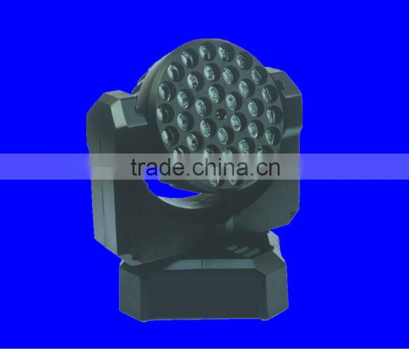 DMX control 108 3w RGB led moving head rgbw wash light