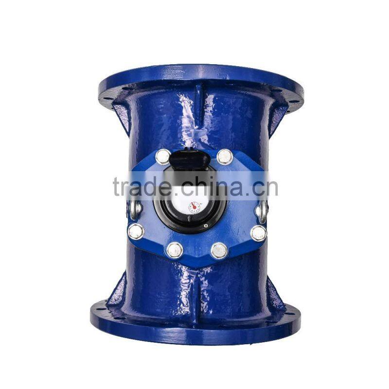 MEDIUM VANE Direct Reading Magnetic Horizontal Detachable Mechanical Vane Wheel Cast Iron Industrial Woltman Flow Water Meter