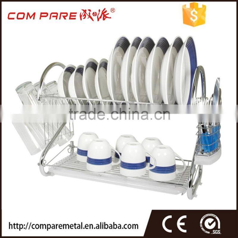 "X" Shape Dish Display Rack