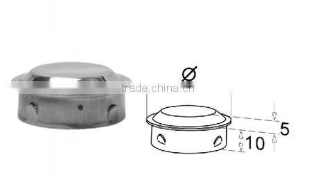 handrail stainless steel tube end caps/stainless steel tube end caps EC-21