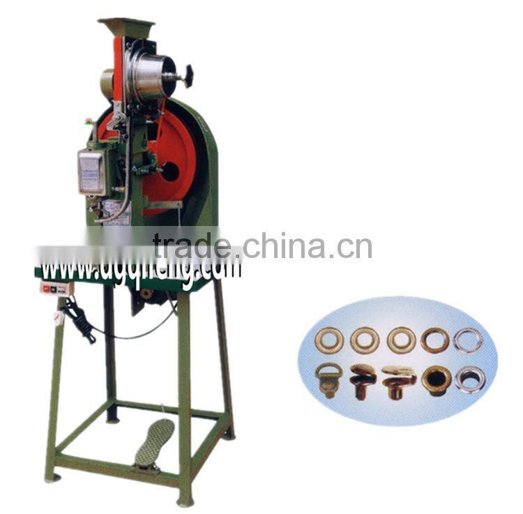 shoe semi-auto eyelet making machine QF-918G Semi-auto hook button machine QF-918H