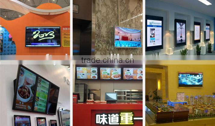 super slim wall mount LCD advertising display/advertising player/lcd display