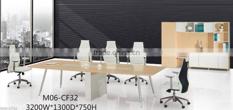 Excellent MDF modern conference table M06-F04A