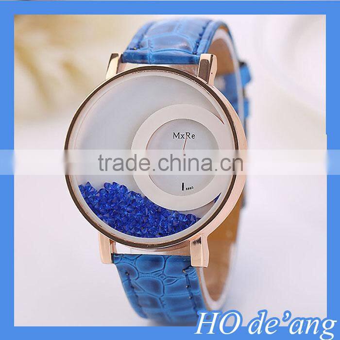 Hogift China colorful women leather watch