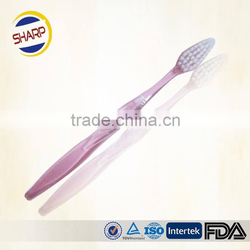 Wholesale transparent toothbrush with cover / personalized toothbrush for sales