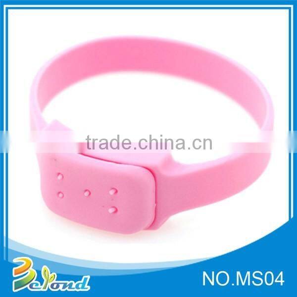 Fashion effective silicone wholesale mosquito repellent bracelet
