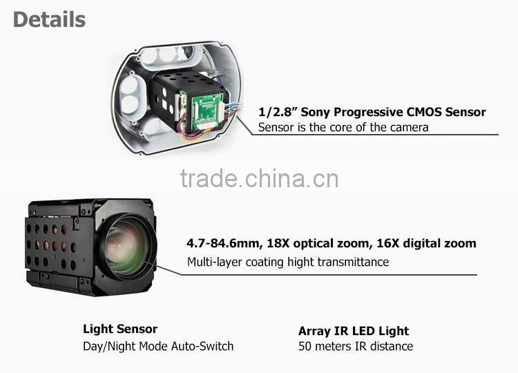 wholesale price 4 inch mini ahd cctv ptz camera speed dome 2m 18x