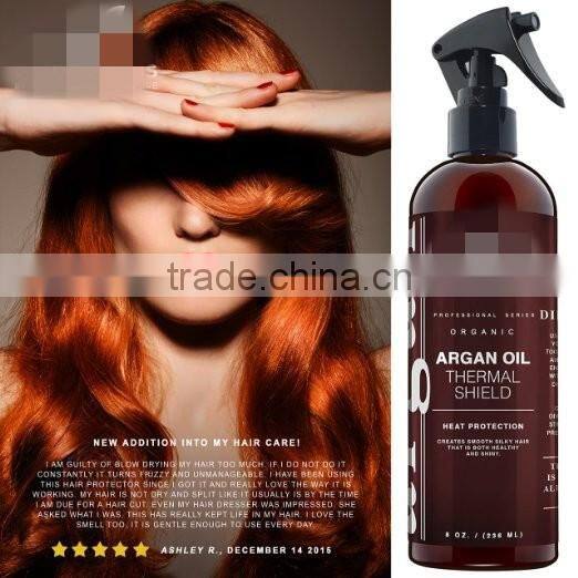 Organic Argan Oil Hair Spray Preventing Damage, Breakage & Split Ends
