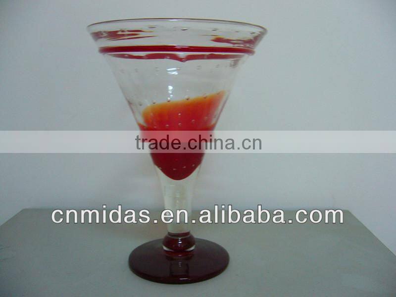 Handmade Blue Cocktail Glass Names in China