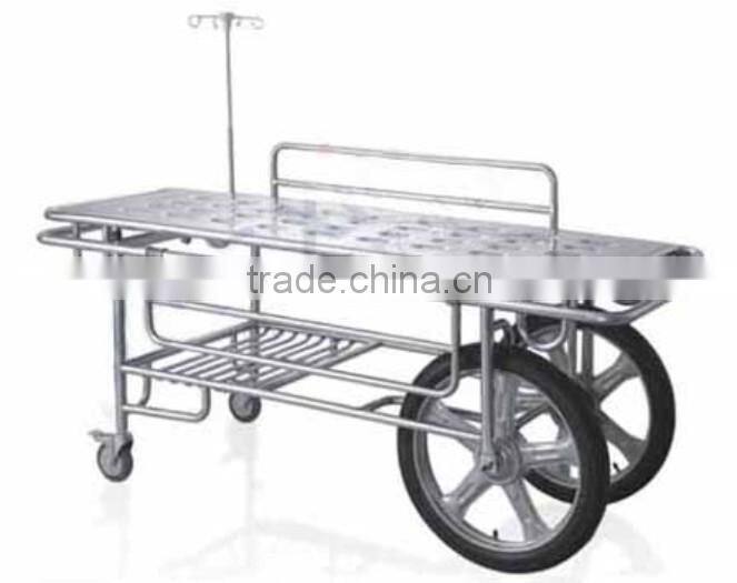 hospital stretcher prices,hospital stretcher dimensions with 2 big wheels 2 small castors