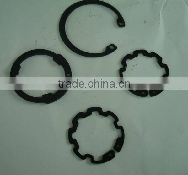 Carbon steel inverted retaining rings external