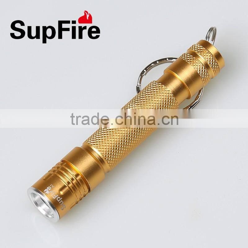 Supfire 20g gift mini keyring led flashlight